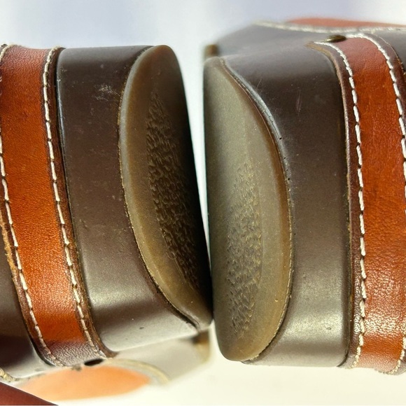 L'ATISTE Spring Step Chino Camel Brown Leather Clogs Size 41EU /11 US - Picture 11 of 13